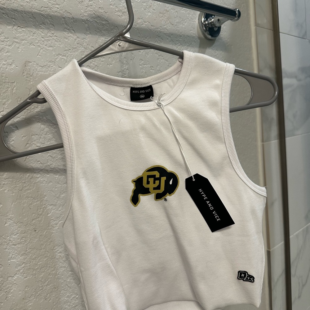 White Crop Top by Nike